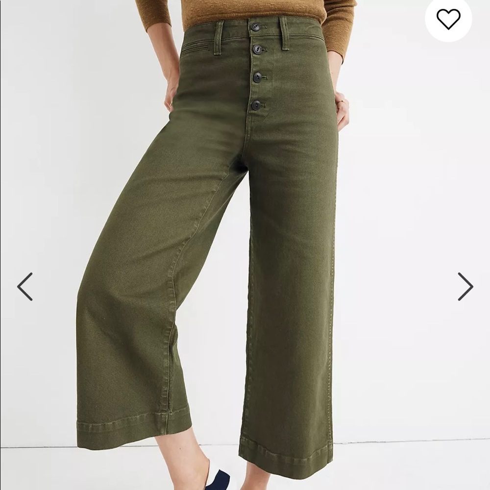 MADEWELL EMMETT WIDE-LEG CROP SIZE 23